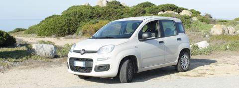 FIAT Panda nella stupenda Baia Santa Reparata, Santa Teresa Gallura