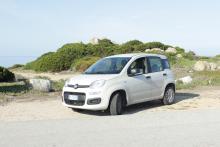 FIAT Panda nella stupenda Baia Santa Reparata, Santa Teresa Gallura